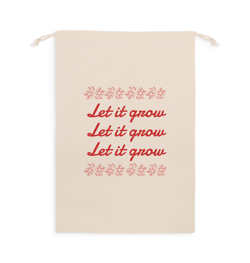 Natural Santa Sack Front