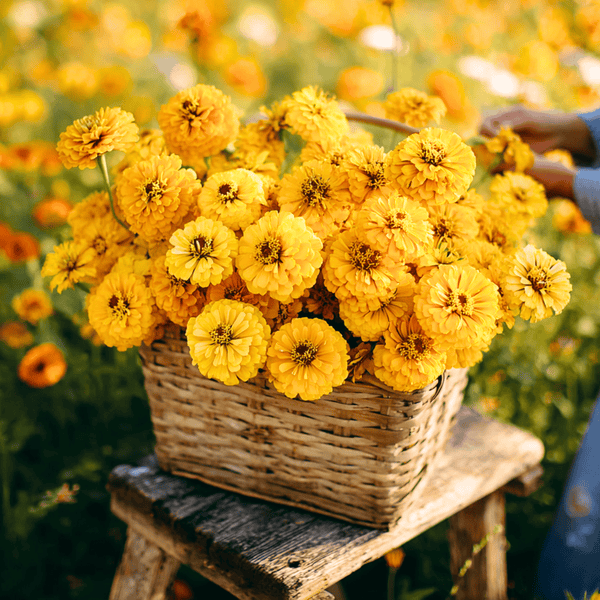 Canary Bird Zinnia Seeds