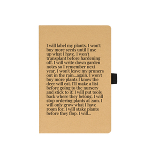 Kraft Printed Notebook Front