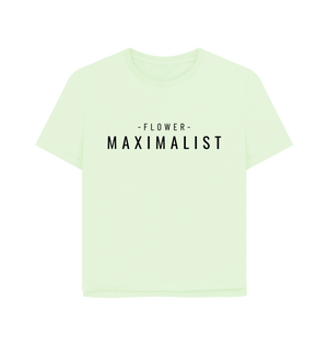 Pastel Green Printed T-shirt Front