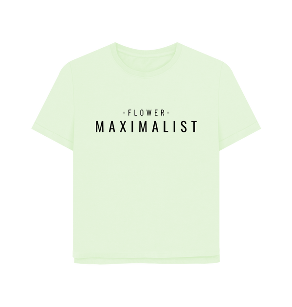 Pastel Green Printed T-shirt Front