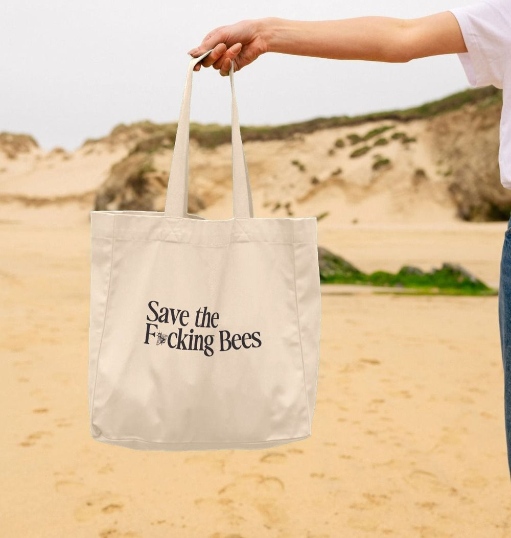 Natural Printed Bag Front