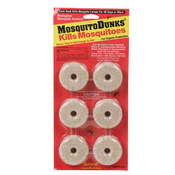 Mosquito Bt Floating Donuts/Dunks (Pack of 6)