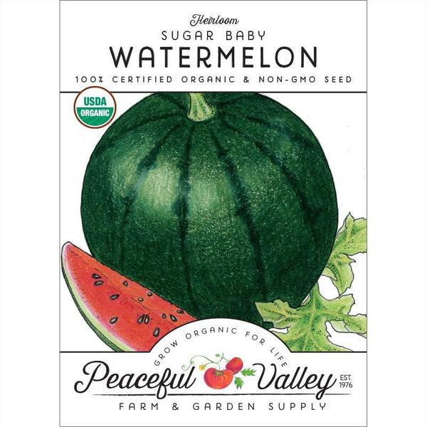 Sugar Baby Watermelon Seeds (Organic)