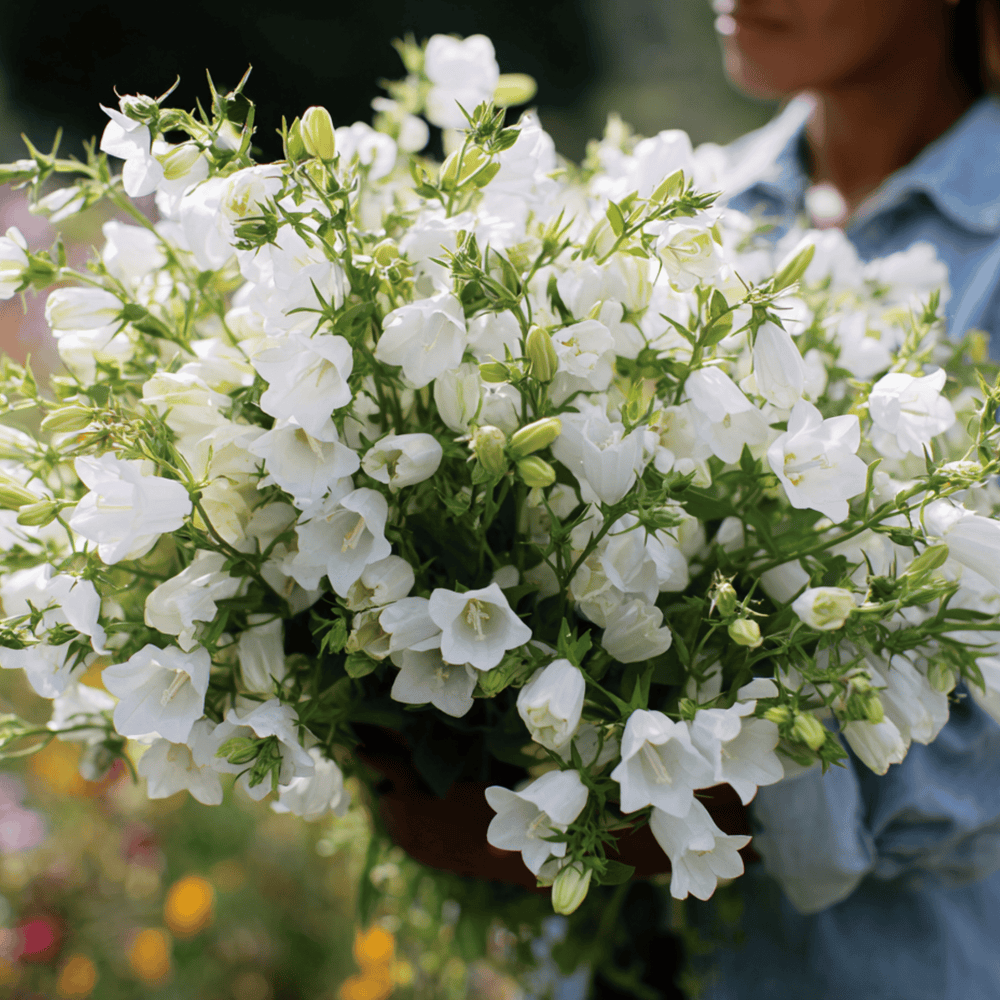 White Canterbury Bells Seeds